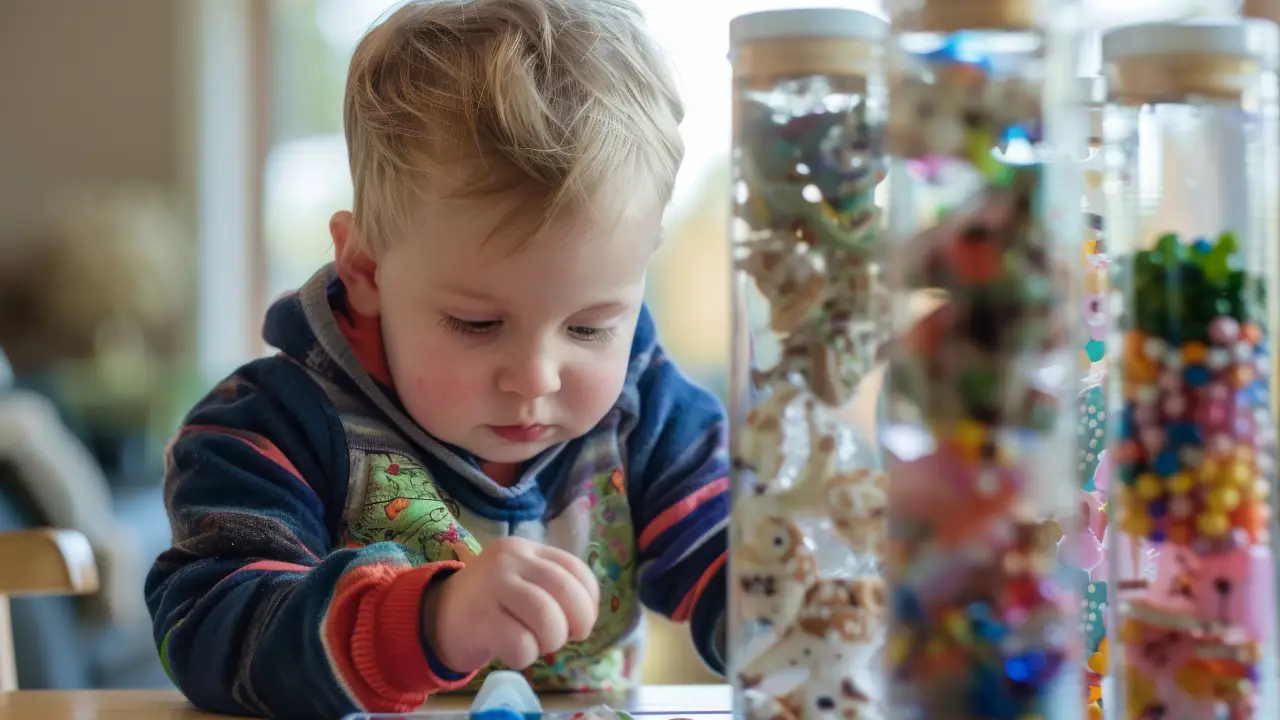 Sensory Bottles Trash to Treasure using recycled materials