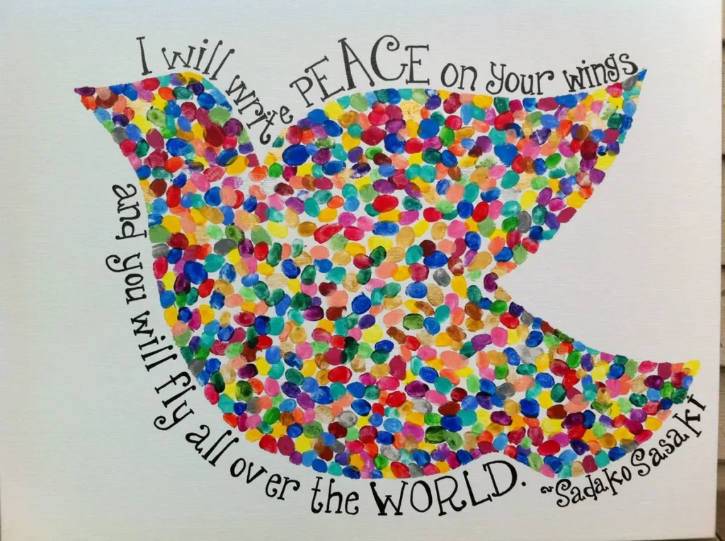 Handprint Dove Art